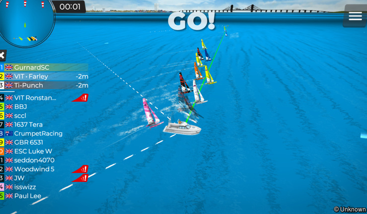 Graphics of eSailing and Dinghy Show banner