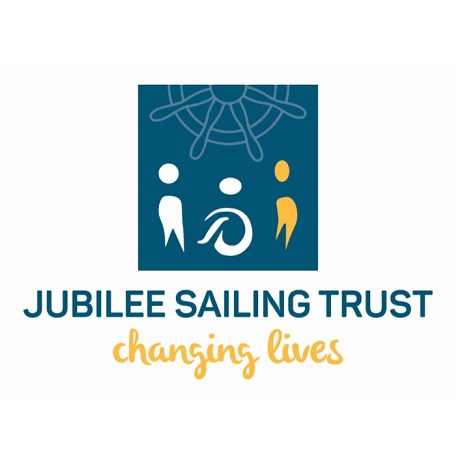 The logo for the Jubilee Sailing Trust