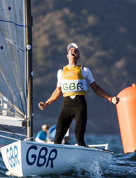 Giles Scott wins gold at Rio 2016