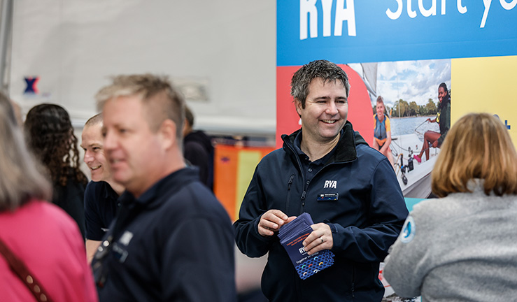 RYA Regional Managers at the Dinghy & Watersports Show